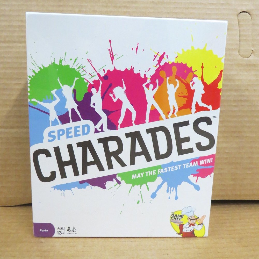 SPEED CHARADES Party GAME 2019 The Game Chef New Factory Sealed
